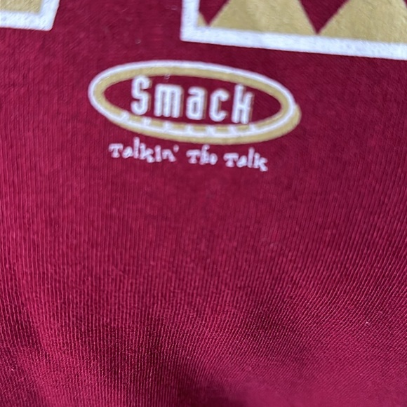 Cute Love Football Shirt, Football T-shirt, Football Fan Graphic Garnet in color - Picture 5 of 5